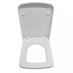 Premier Bliss Square Soft Close Toilet Seat & Cover White NCH196