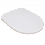 Twyford E100 Round Soft Close Toilet Seat & Cover With Quick Release Hinge White E17857WH