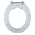 Geberit Selnova Round Comfort Bottom Fix Toilet Seat White 500.134.01.1