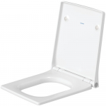 Duravit Viu Compact Standard Close Quick Release Toilet Seat and Cover White 0021210000