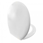 Twyford Option Bravo Standard Close Plastic Hinge Toilet Seat & Cover White ST2810WH