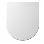 Euroshowers Middle D Slimline Soft Close Toilet Seat & Cover White 87710
