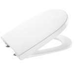 Roca The Gap Round Compact Standard Closing Toilet Seat & Cover White A801D20001