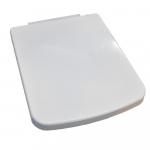 Nuie Bliss Square Soft Close Toilet Seat & Cover White NCH196