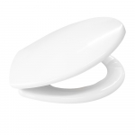 Celmac Celeste Pro Raised Standard Close Toilet Seat & Cover With Metal Hinge & Stability Buffers White SCI11WY