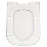 Duravit Happy D.2 Elongated Soft Close Toilet Seat and Cover White 0064690099