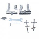 Kerasan Waldorf Soft Close Toilet Seat Hinge Set Chrome R108A15