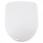 Twyford E100 Round Soft Close Toilet Seat & Cover With Quick Release Hinge White E17857WH