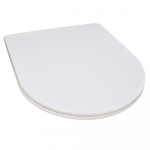 Tavistock Compass Round Slimline Secure Fix Soft Close Quick Release Toilet Seat & Cover White TS1155S-SF