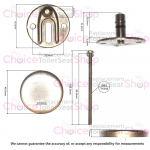Villeroy & Boch Subway 2.0 Toilet Seat Hinge Set 92213161