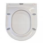 Imex Ceramics Duro Soft Close Slimline Quick Release Duraplus Toilet Seat & Cover White SL1088SCQR