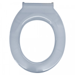Twyford Avalon Standard Close Toilet Seat Ring Only Grey AV7886GY