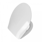Simas LFT Spazio Slim Standard Close Toilet Seat & Cover White LFT005