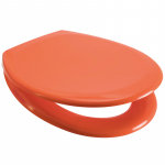 EuroShowers Rainbow Soft Close Toilet Seat & Cover Orange 84390