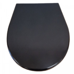 Galassia XES Standard Close Toilet Seat & Cover Black 9920NE
