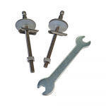 Laufen Moderna R Slim Toilet Seat Hinge Set H8965470000001 - 8.9654.7