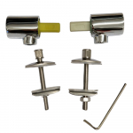 Geberit iCon Soft Close Toilet Seat Hinge Set 598035000