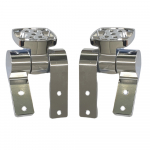 Bemis Canyon Soft Close 1/4-20 NEW Replacement Toilet Seat Hinge Set - HG1115997-Chrome
