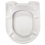 Jacuzzi Amari-Medina New Style Soft Close Toilet Seat & Cover White HISEASCWHICH