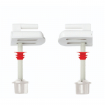 Celmac Bottom Fixing Excentric Plastic Hinge Set  FDR11WH