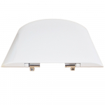 Azzurra Thin 56 Soft Close Toilet Seat & Cover White THI1856/F