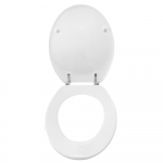 Pressalit Scandinavia Standard Close Bottom Fixing Toilet Seat & Cover White 75000-UN3999