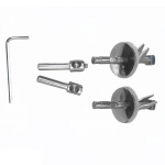 Laufen Palace Toilet Seat Hinge Set H8917080000001 - 8.9170.8