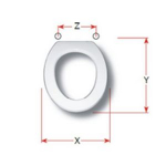 Disegno Ceramica Paolina Replacement Toilet Seat Polyester Resin S448P01
