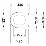 Duravit Starck 3 Standard Close Toilet Seat & Cover White 0063810000
