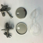 Duravit Starck 2 Soft-Close Toilet Seat Hinge Set 0061631000