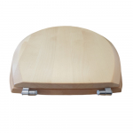 Pressalit Selandia Wood Toilet Seat & Cover - 522607-B47999 - Natural Birch