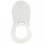 Roca Meridian New Slim Soft Close Quick Release Toilet Seat & Cover White Z8012AE001