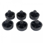 Silverdale Toilet Seat & Cover Buffer Set Black CH.506426