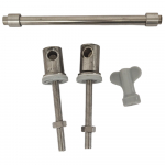 Twyford Avalon Standard Close Toilet Seat Bar Hinge Set FDS11SS
