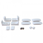 Villeroy & Boch O.Novo Vita Toilet Seat & Cover Buffer Set White 92188000