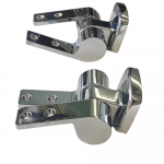 Bemis Canyon Soft Close 1/4-20 NEW Replacement Toilet Seat Hinge Set - HG1115997-Chrome