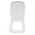 Gala Street Square Soft Close Toilet Seat & Cover White 5132301