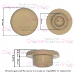 Vitra Sento Slim Toilet Lid Buffer Set Grey 313963YP1TE