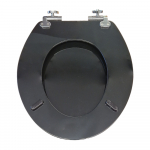 Burlington Wood Soft Close Toilet Seat & Cover Gloss Black S40