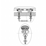 Celmac Woody Standard Close Toilet Seat & Cover With Stainless Steel Hinges White 21230004
