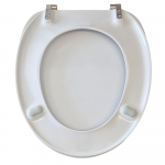 Pressalit Simply Standard Close Toilet Seat & Cover Two Tone Sliver Grey PRS-SIM-TTSG