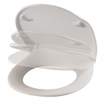 Pressalit ConCordia Soft Close With Lift Off Top Fixing Toilet Seat & Cover White 544000-BL6999