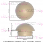 Pressalit Projecta D 172/171 Toilet Seat Buffer Grey (Single) - A4032