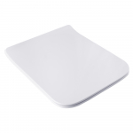 BagnoDesign Zephyr Slim Soft Close Toilet Seat And Cover White BDS-ZEP-330S-C-WH