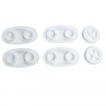 Duravit Durastyle 0060510000 Replacement Seat Buffer Set - 1003960000