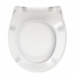 Pressalit 722 Soft Close Bottom Fixing Toilet Seat & Cover White 722000-D74999