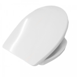 Pressalit T Soft With Soft Close Bottom Fixing Toilet Seat & Cover White 742000-D15999