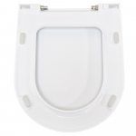 Azzurra Forma Thin Original Soft Close Quick Release Toilet Seat & Cover White FOR1800/F