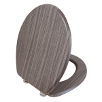 EuroShowers MDF Standard Close Toilet Seat & Cover Dark Beech 82801