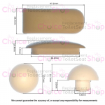 Grohe Bau Ceramic Toilet Seat and Cover Buffer Set White 49530000